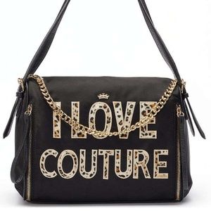 NWT Juicy Couture ''I Love Couture''Barrel Satchet